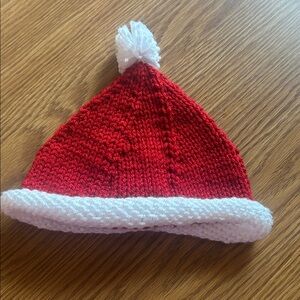 New Knit Baby Santa Hat